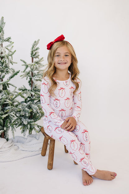 Bamboo Two Piece Set | Pink Nutcracker