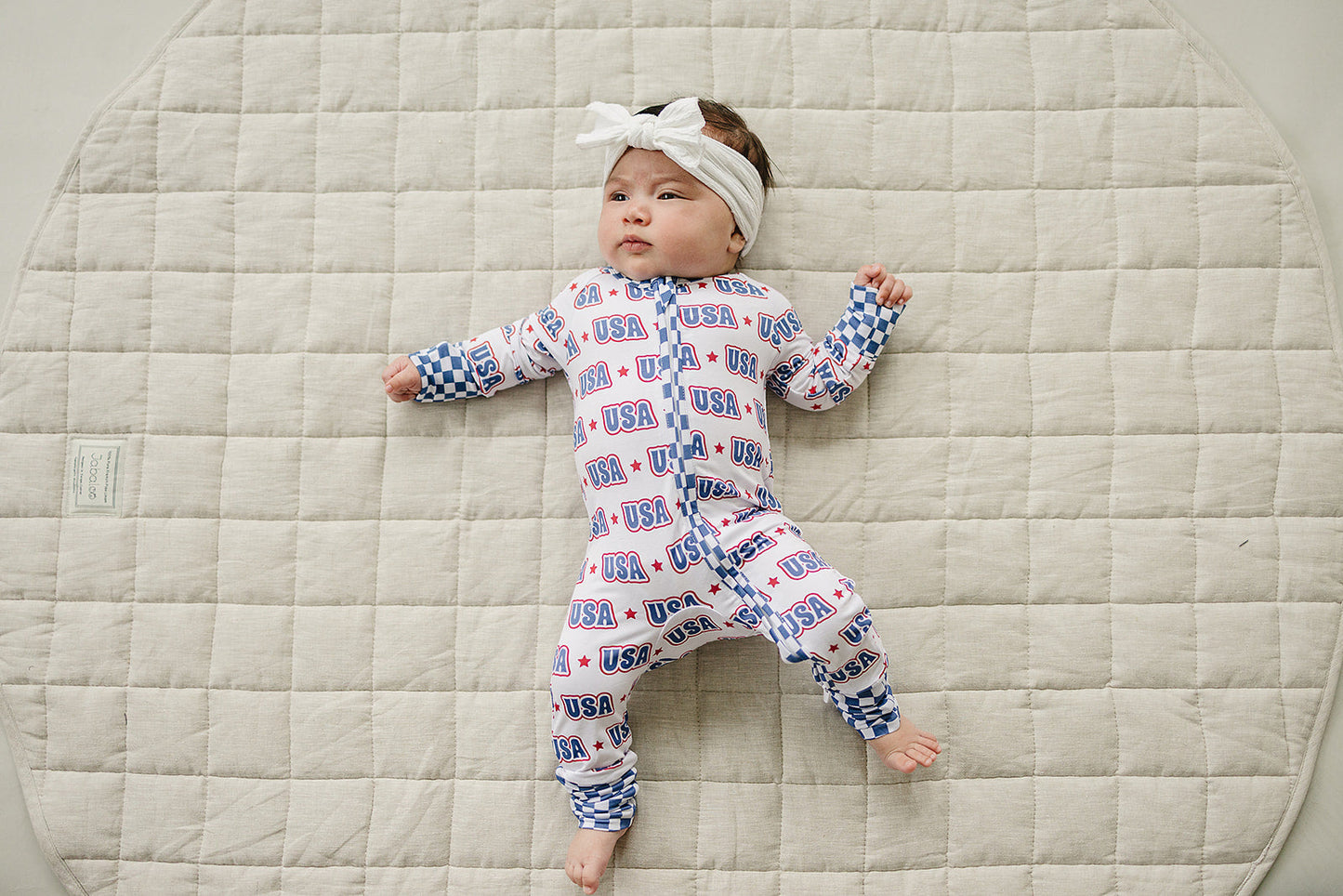 Bamboo Zip Romper  | USA