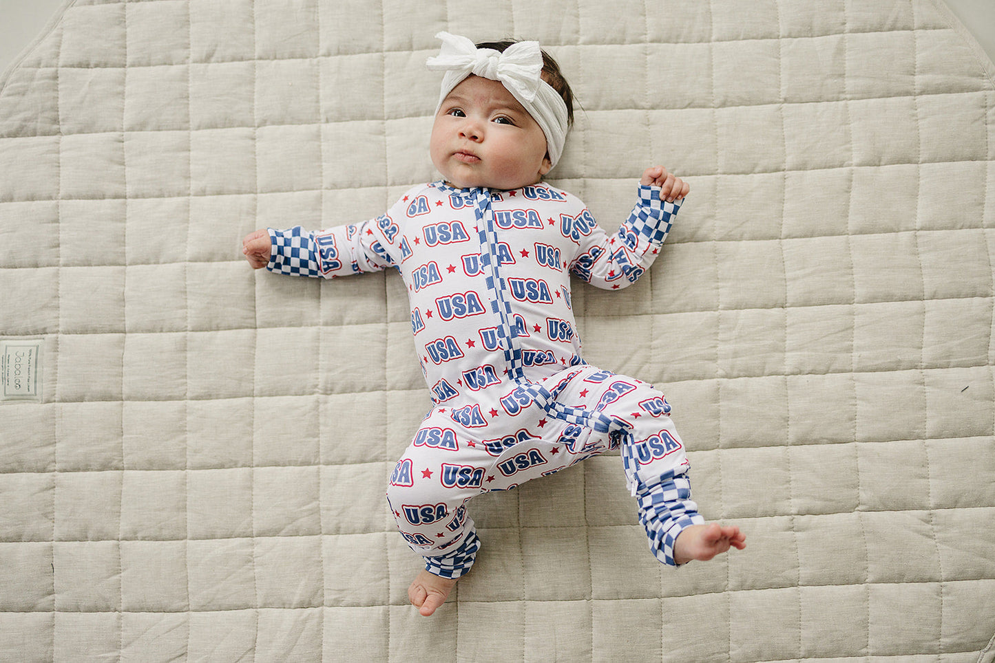 Bamboo Zip Romper  | USA