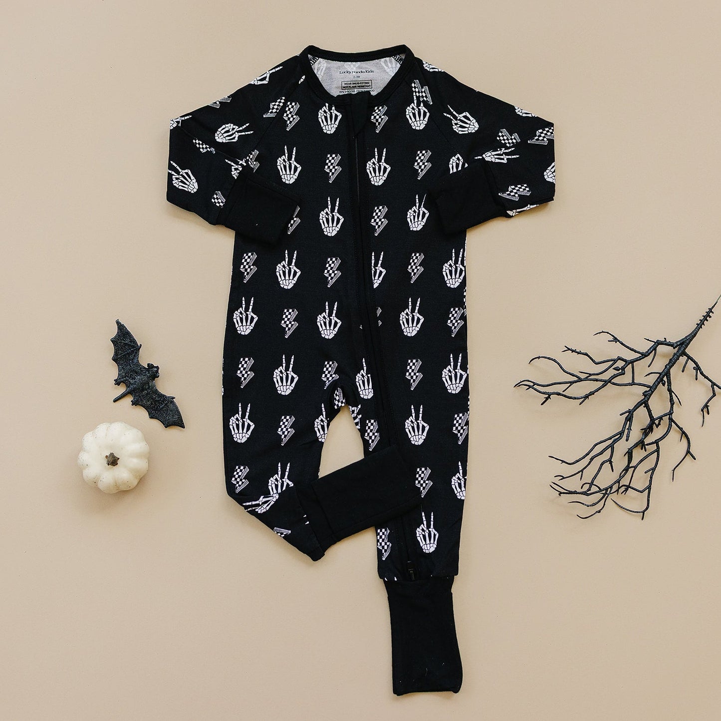 Bamboo Zip Romper | Skelly Vibes