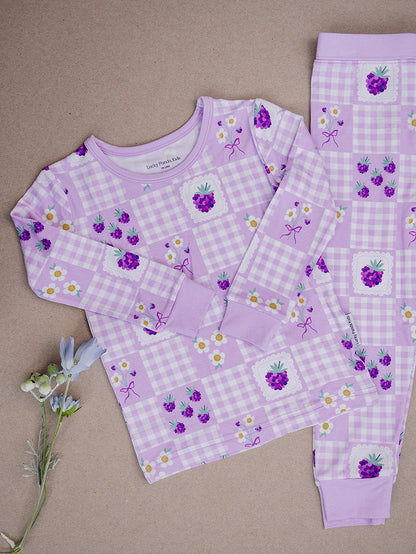 Bamboo Two Piece Set | Raspberry