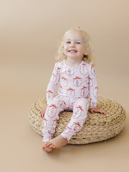 Bamboo Two Piece Set | Pink Nutcracker