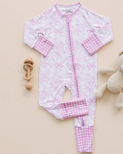 Bamboo Zip Romper | Petal Whimsy