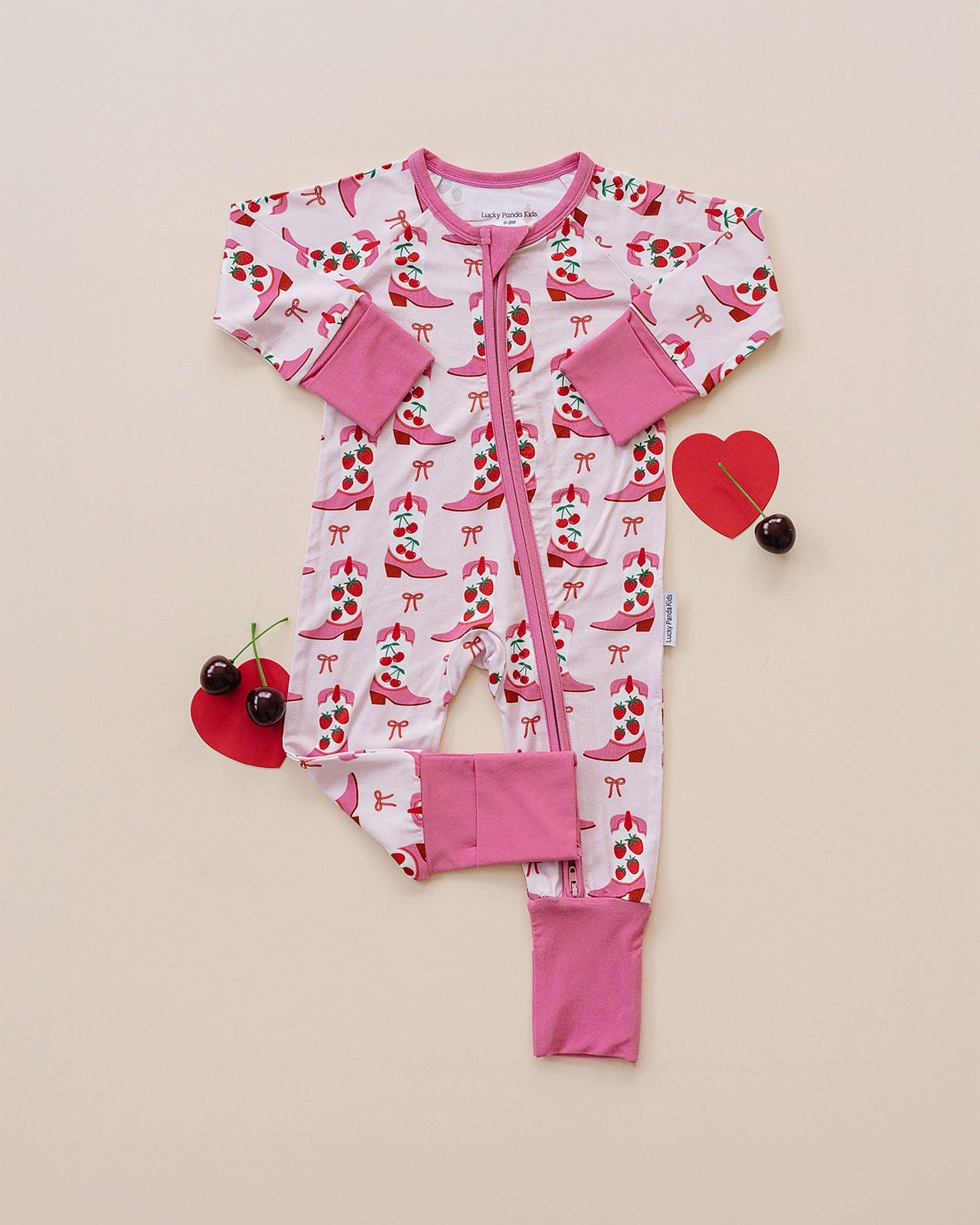 Bamboo Zip Romper | Bootsberry Cowgirl