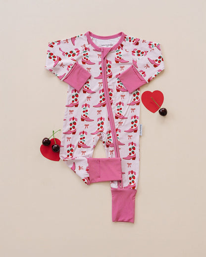 Bamboo Zip Romper | Bootsberry Cowgirl