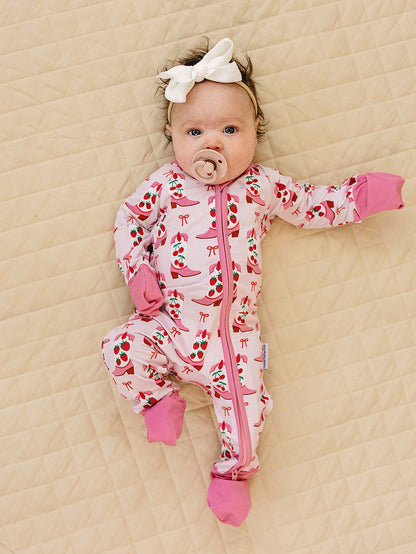 Bamboo Zip Romper | Bootsberry Cowgirl