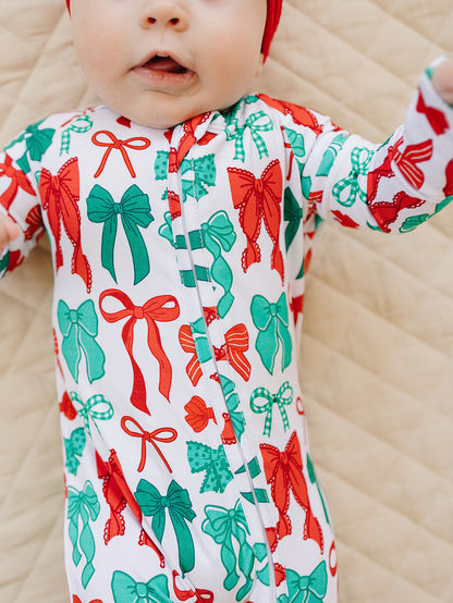 Bamboo Zip Romper | Merry Bows