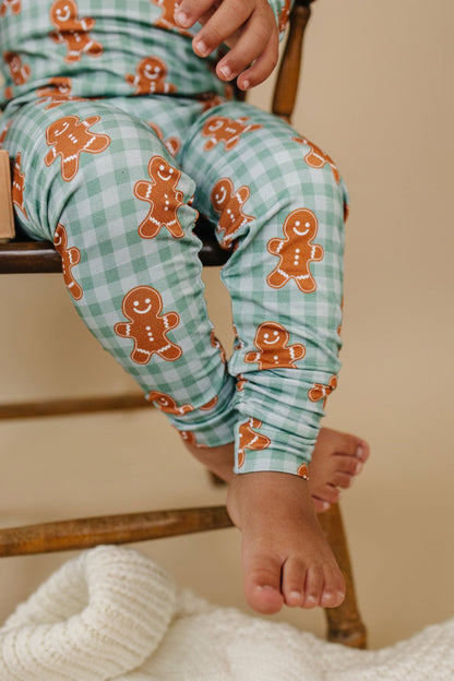 Bamboo Two Piece Set | Gingerbread Gingham