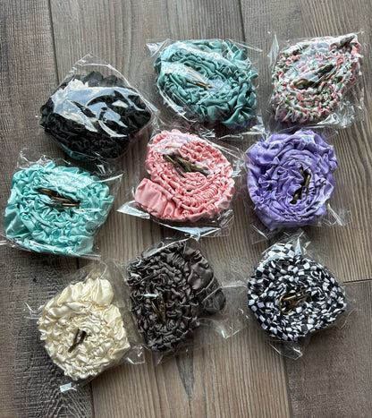Silk Scrunchie Lanyard