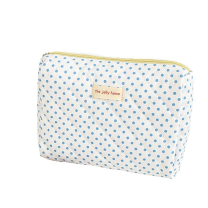 Cute Polka Dots Large Capacity Makeup Bag