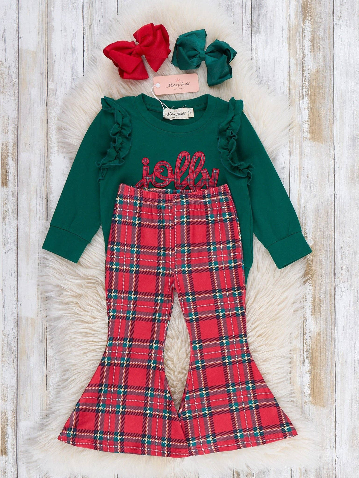 Jolly Dance Embroidered Bell Bottom Outfit
