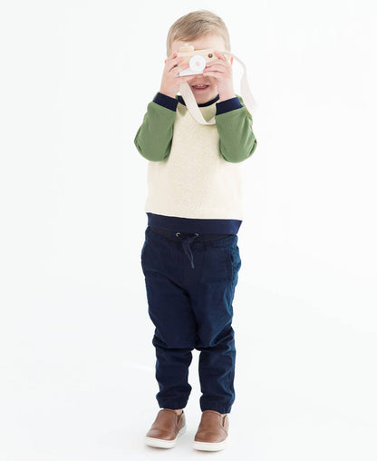 Boys Dark Navy Jogger Pants
