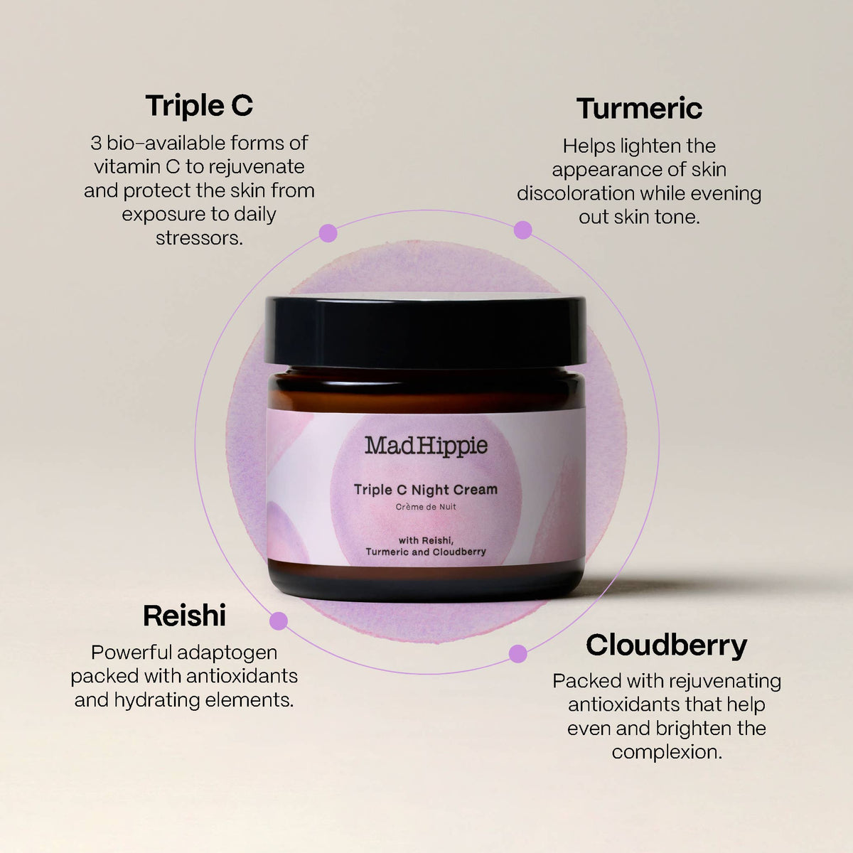 Night Cream - Hydrating Face Moisturizer and Skin Brightener