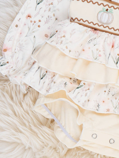 Petals in the Patch Embroidered Bubble Romper