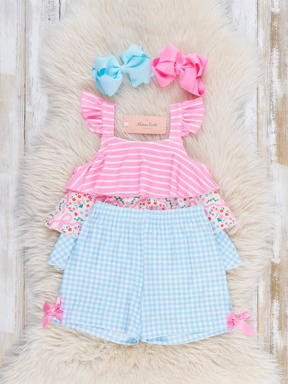 Garden Twirl Tiered Outfit
