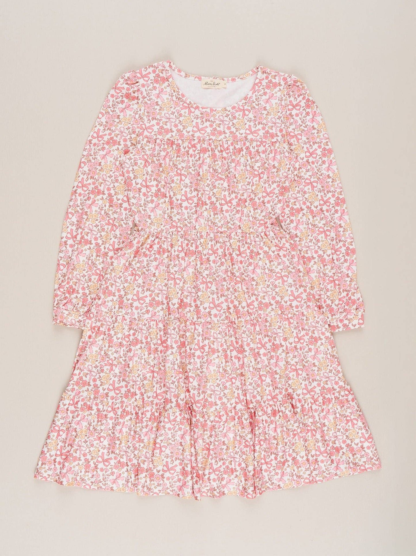 Mom & Me Soft Floral Ruffle Dress