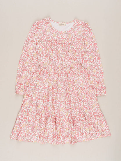 Mom & Me Soft Floral Ruffle Dress