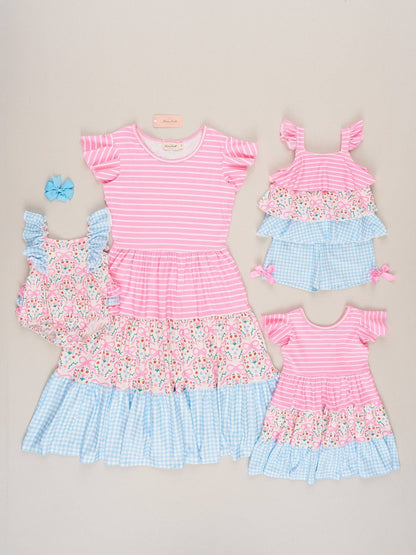 Garden Twirl Tiered Outfit