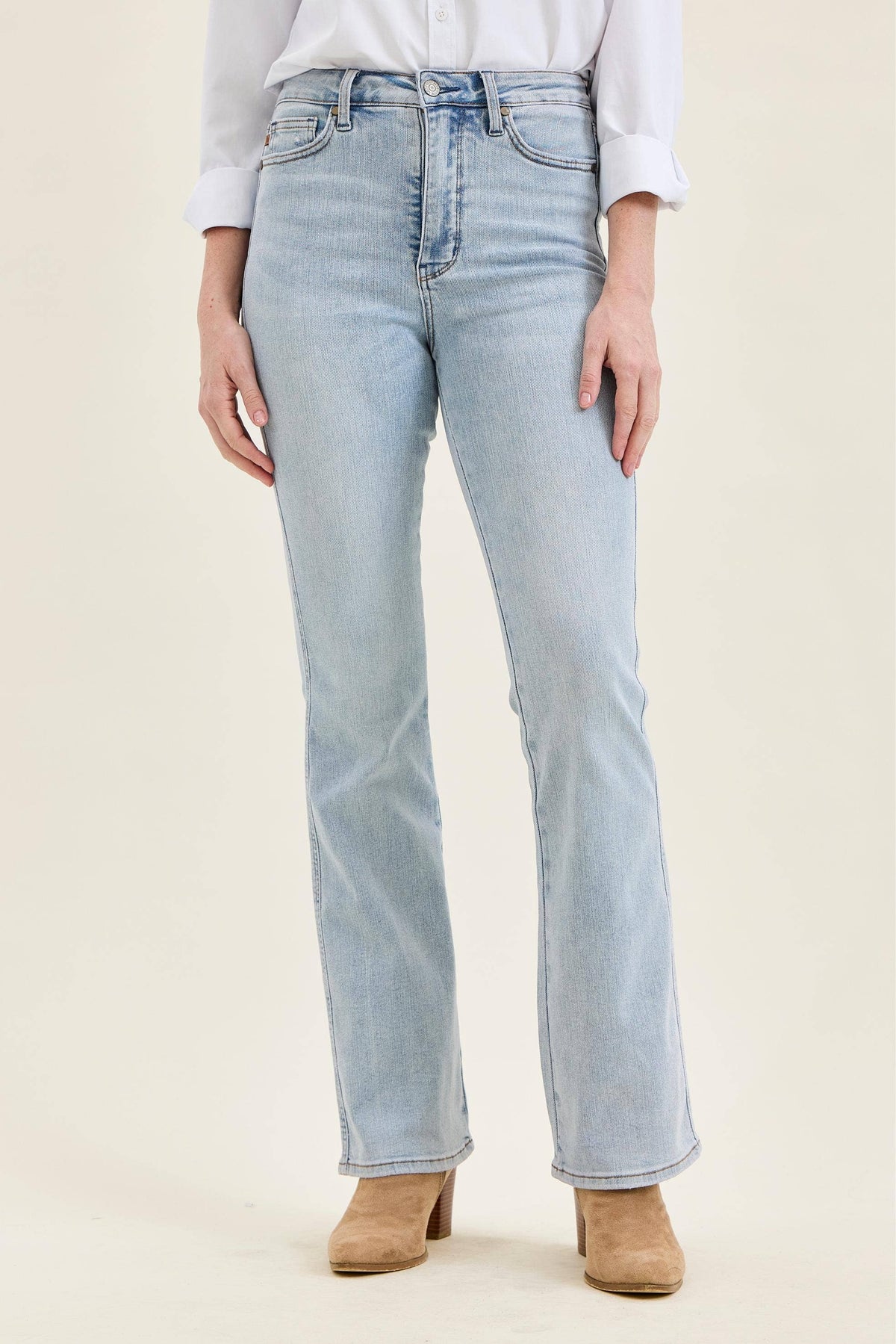 LT- Short Inseam High Waisted Bootcut