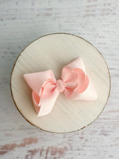 Essential Grosgrain Hair Bow - Alligator Clip - 4"
