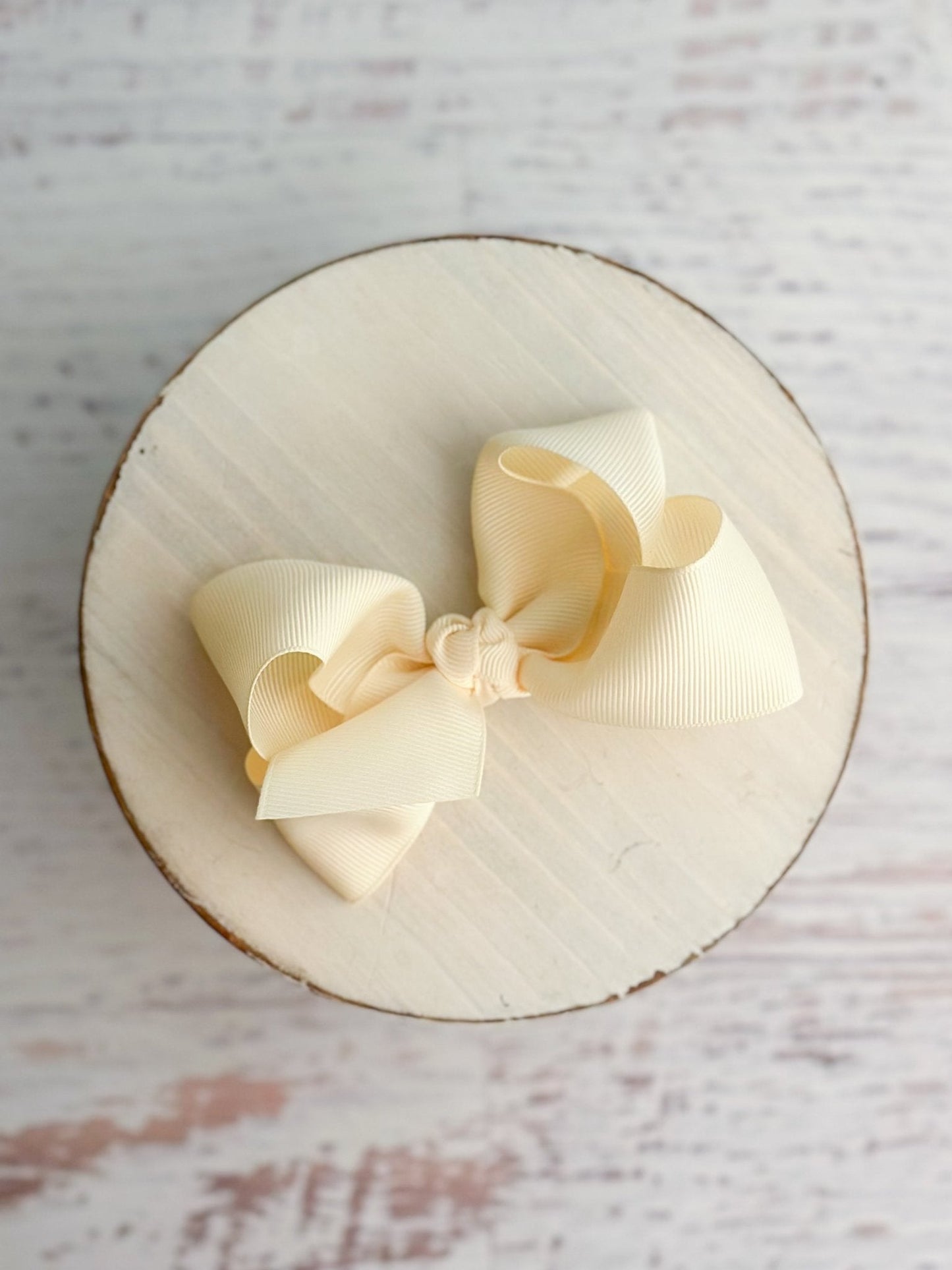 Essential Grosgrain Hair Bow - Alligator Clip - 4"