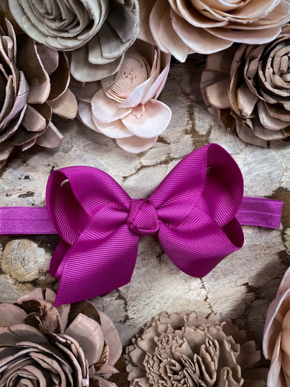 Essential Grosgrain Hair Bow - Alligator Clip - 4"