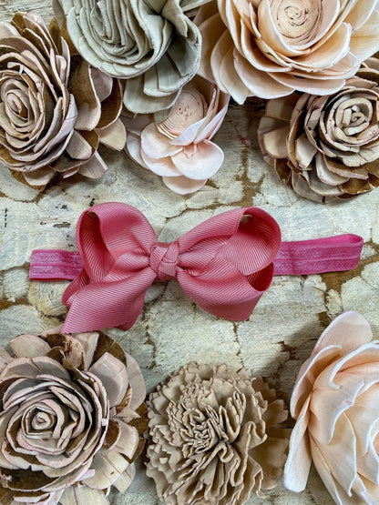 Essential Grosgrain Hair Bow - Alligator Clip - 4"