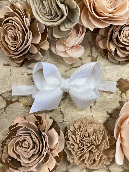 Essential Grosgrain Hair Bow - Alligator Clip - 4"