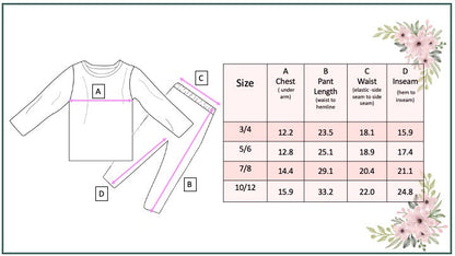 Black Floral Lounge Set