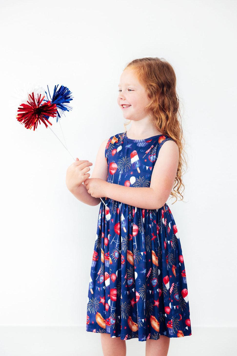You Look Like the 4th of July Tank Twirl Dress