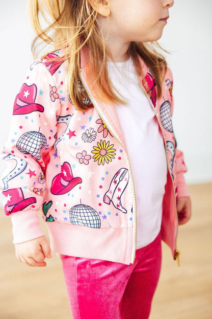 Boots & Bling Satin Jacket