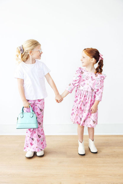 Boot Scootin' Ribbed Velvet Bells