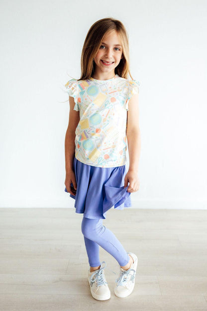 Campus Cutie S/S Ruffle Tee