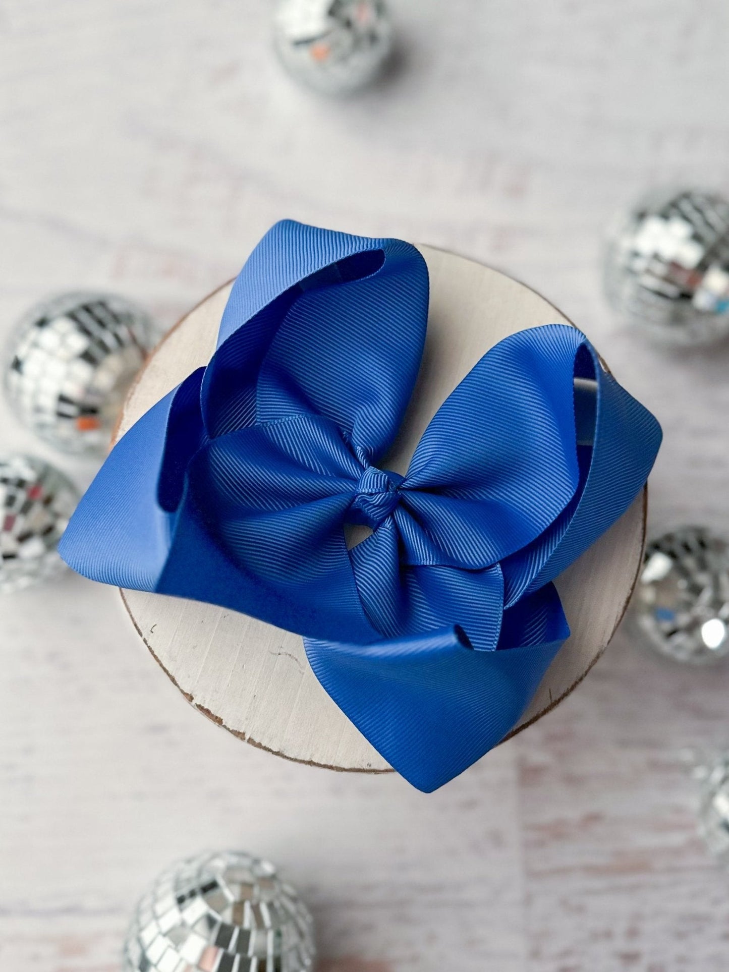 Oversize Grosgrain Hair Bow - Alligator Clip - 5.5"