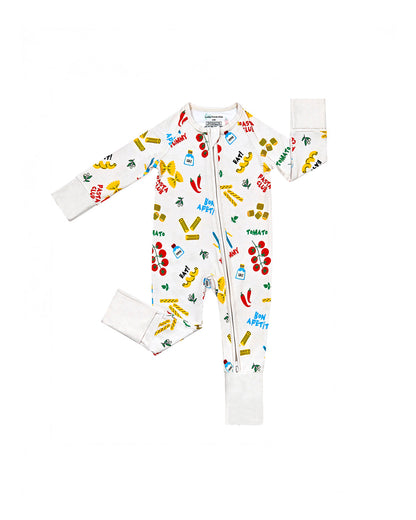 Bamboo Zip Romper | Pasta Club