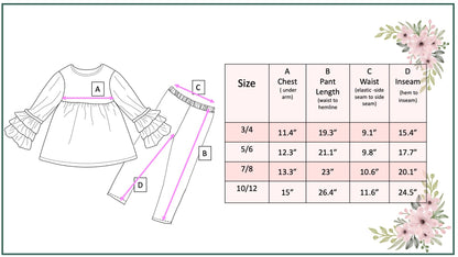 Smile Check Leggings Set