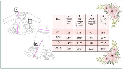 Sage Bell Bottom Set