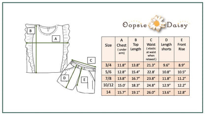 White Floral Short Set